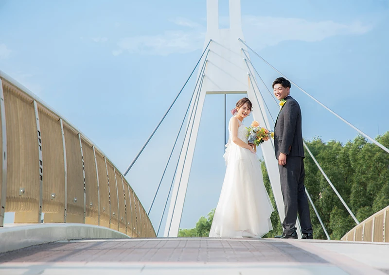 「久屋大通公園」愛知県名古屋市でフォトウェディング（結婚式前撮り）