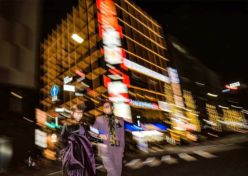 名古屋市・大須商店街でフォトウェディング