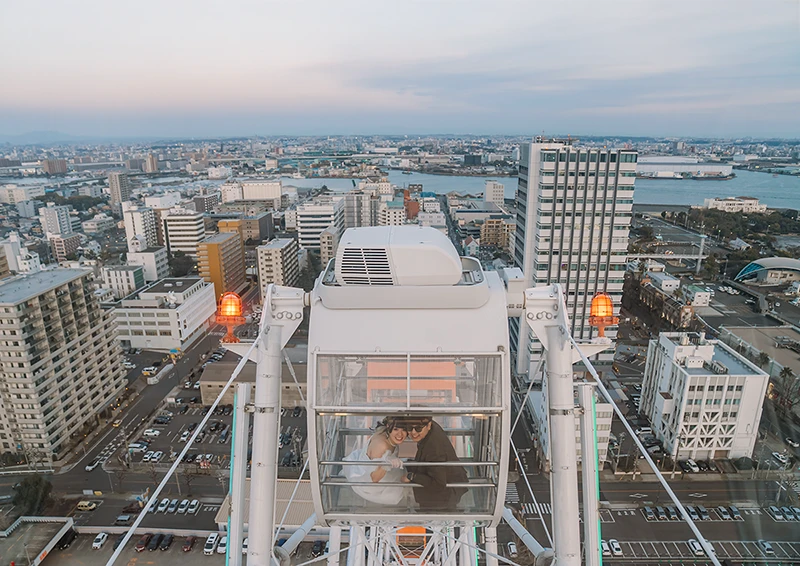 名古屋市・シートレインランドでフォトウェディング