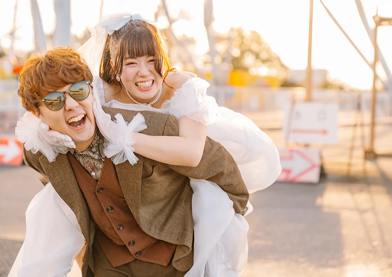 名古屋市・シートレインランドでフォトウェディング