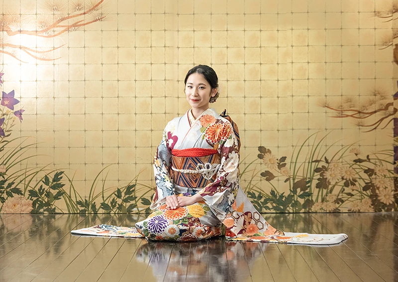 名古屋のフォトスタジオで撮影する成人式の振袖前撮り写真